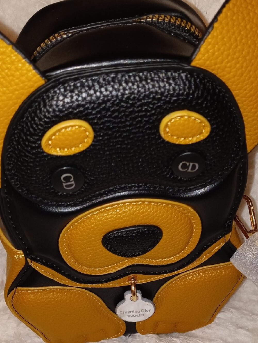 Christian Dior Black  Dog Crossbody Bag - Picture 9 of 12